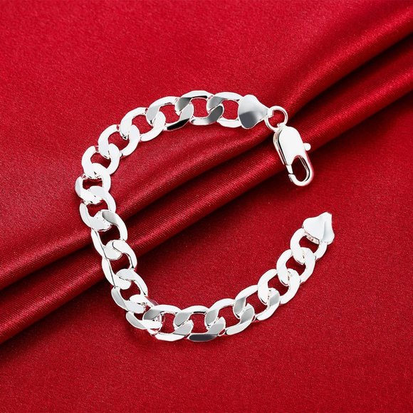 Fashion Jewelry Other - Stunning Miami Cuban Bracelet 8 Inches Long 10mm Wide